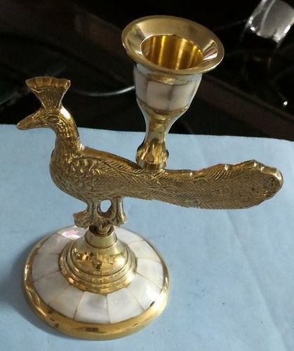 Brass Decorative Bird Candle Holder