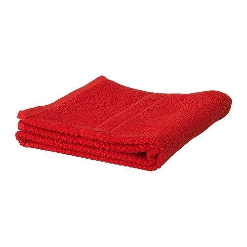 Quick Dry Designer Red Hand Towel