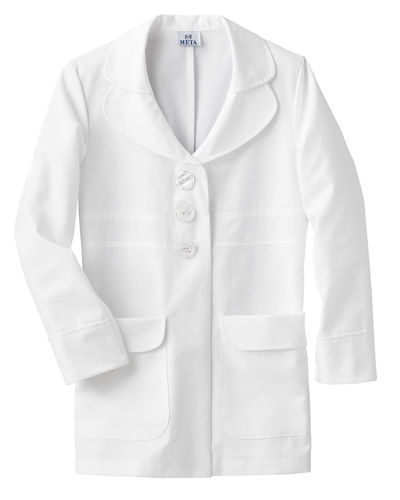 Casual Fine Material White Over Coat