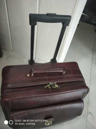 Leather Trolley Bag