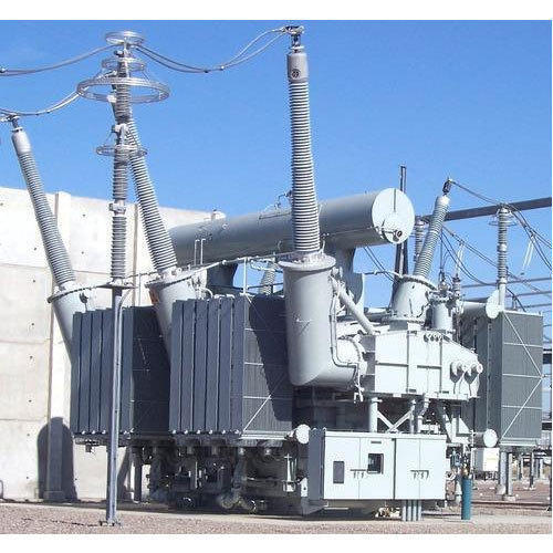 Electrical Power Distribution Transformer - MS Body, Three Phase, 220 V Voltage Rating | Oil Cooled, Color Coated, Industrial Use, 50 Hz Frequency