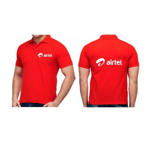 Red Color Corporate T Shirts