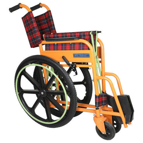 High Performance Manual Wheelchair - MS Frame, Standard 17" to 19" Seat Width | Customizable Color, Ergonomic Design, Supports Upto 250 Lbs.