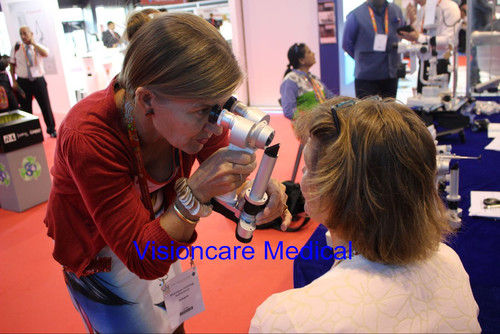 Ophthalmic Pediatrics LED Illuminated Handheld Portable Slit Lamp Microscope