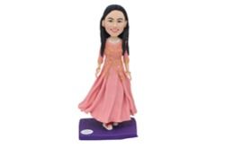 Beautiful Girl Mini Statue Polystone