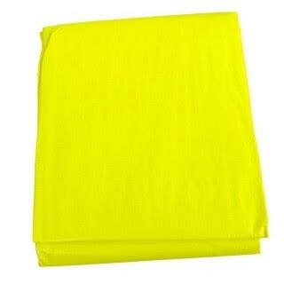 Waterproof Yellow Plastic Tarpaulin