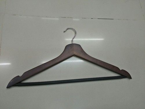 Wood Brown Wooden Garment Hangers