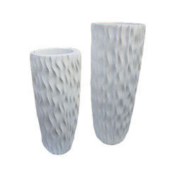 Horizontal Wave Flower Pot