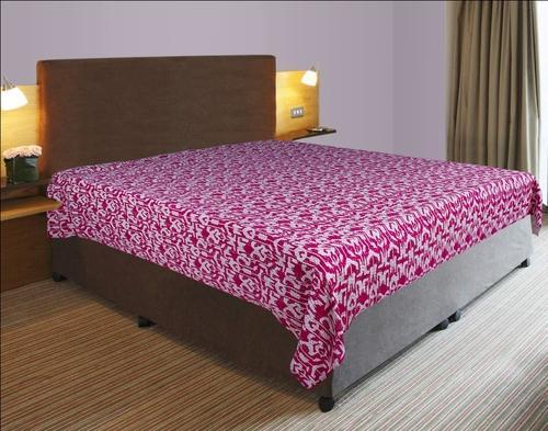 Kantha Pink Gudri Handmade Rali Bed Cover