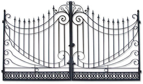 Sturdy Construction Iron Gates