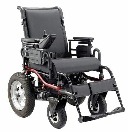 Power Wheelchair With Magnetic Brake