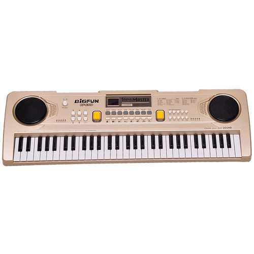 61-Key Electronic Piano With Mic / Audio Cable / Usb Cable Body Material: Plastic