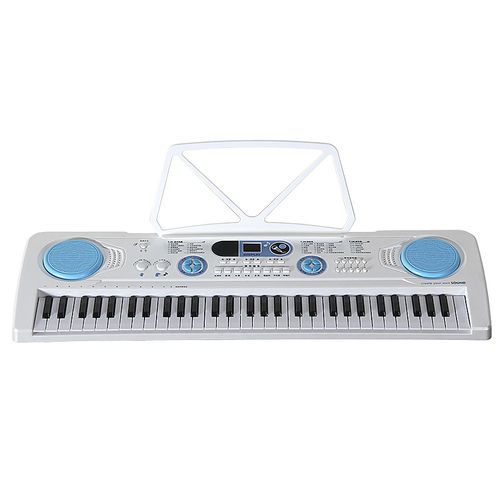 White 61 Keys Electronic Keyboard