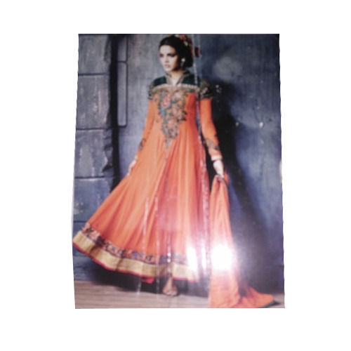 Red And Silver Elegant Design Wedding Anarkali Suit