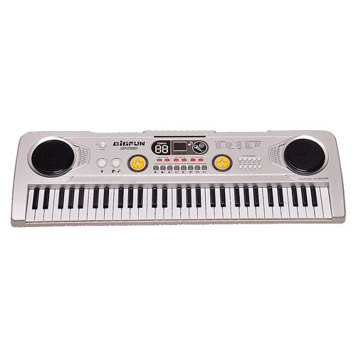 61-Key Musical Keyboard With Mic / Audio Cable / Usb Cable / Music Rest Body Material: Plastic