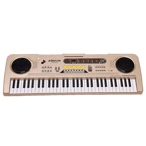 61 Keys Electronic Keyboard With Mic / Audio Cable / Usb Cable / Music Rest Body Material: Plastic