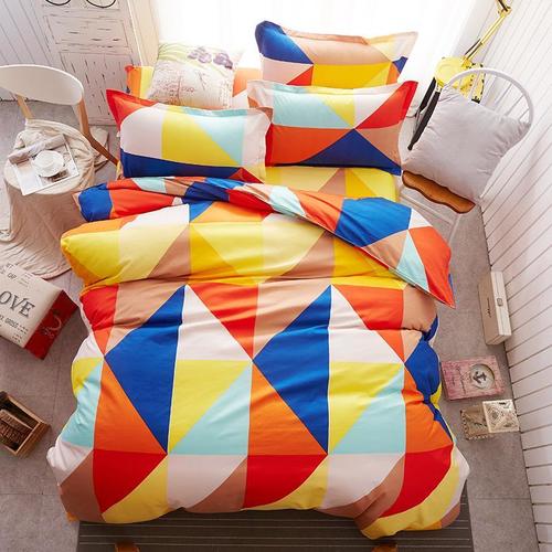 Multi Soft Colorful Bed Sheet