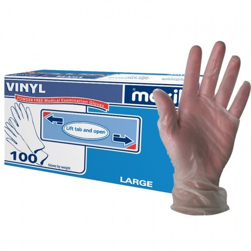 Vinyl Disposable Latex Medical Examination Gloves
