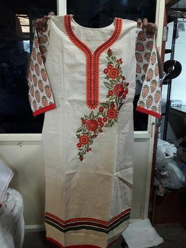 Multicolor Full Sleeves Ladies Fashionable Kurtis