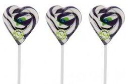 Hearts Blueberry Candy Lollipop (Kandee)