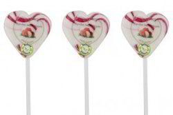 Hearts Litchi Candy Lollipop
