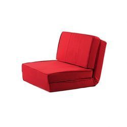 Isten Single Sofa Cum Bed (Red) Application: Commercial