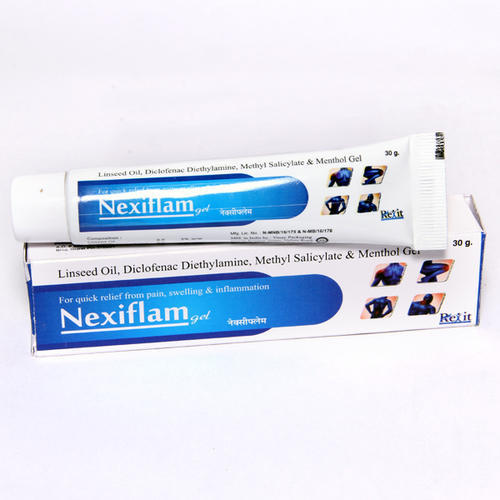 Nexiflam Gel Application: Steam