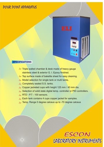 Cloud And Pour Point Apparatus As Per ASTM D a   2500 a   88 / D - 97