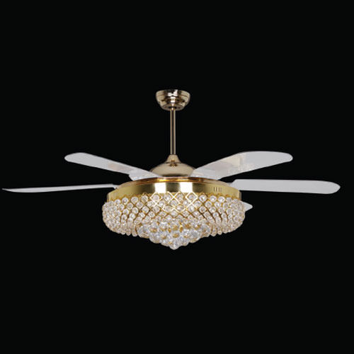 Crystal Designer LED Ceiling Fan