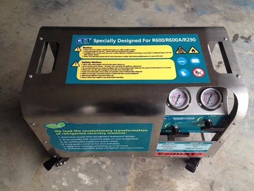 Metal R600A/R290 Anti-Explosive Portable Refrigerant Recovery Machine