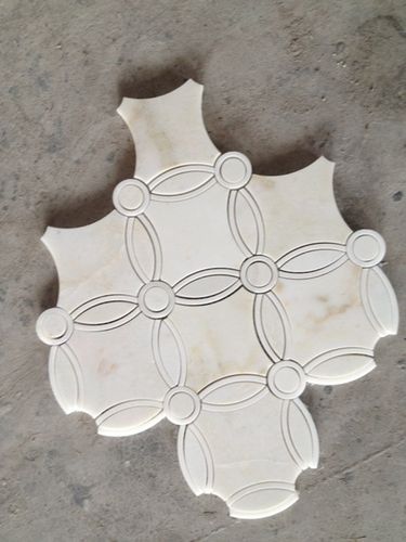 Waterjet Mosaic Marble Tile