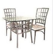 2 Seater Steel Dining Table Sets