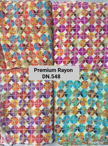 Heavy Printed Rayon Fabric