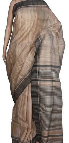 Fashionable Tussar Ghicha Saree