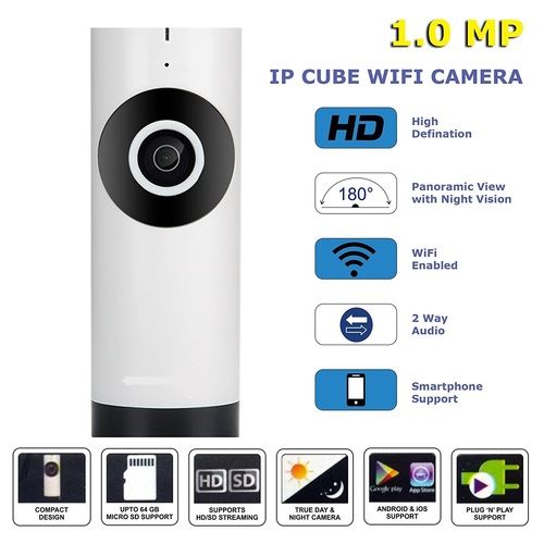 Plug And Play Wireless Wifi Ip Cctv Security Camera For Home Warranty: 1 Year