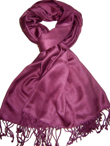 Several Colors Satin Pashmina Viscose Scarf