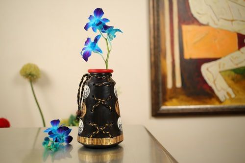 Terracotta A Shape Vase