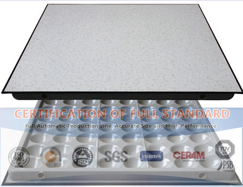 एचपीएल और पीवीसी एंटीस्टैटिक रेज्ड एक्सेस फ्लोर