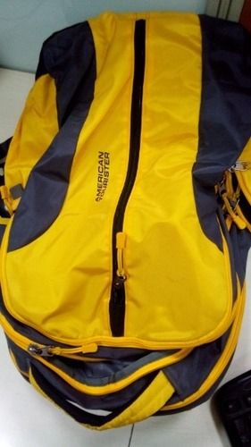 Black And Yellow Travel Bag