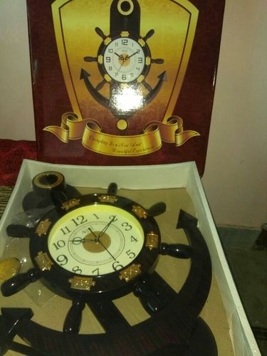 Designer Anchor Wall Clock Bust Size: 36  To 44 Up Inch (In)