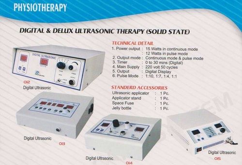 Digital And Delux Ultrasonic Therapy Device (Solid State)