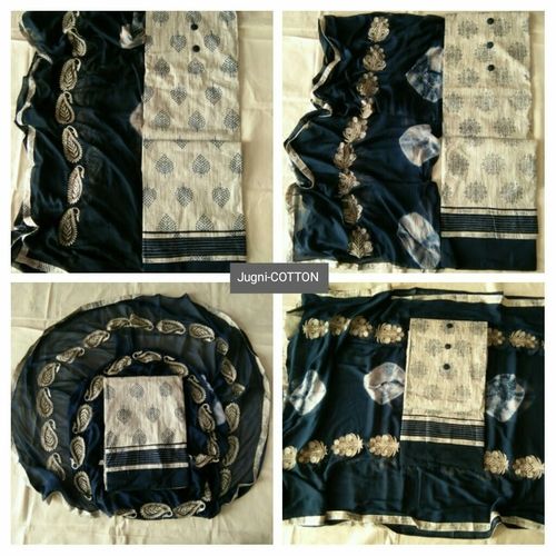 Washable Cotton Dupatta Work Salwar Suits