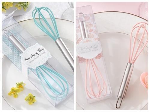 Heart Shape Pink Kitchen Whisk Mixer