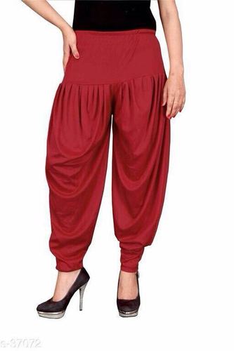 Women's Maroon Viscose Rayon Dhoti Pant - Cheera | Dhoti pants, Women  trousers design, Dhoti