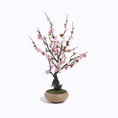 Silk Artificial Plum Blossom Plant