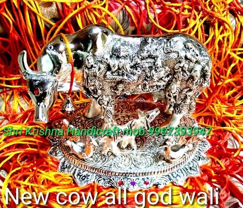 Aluminum Finely Finished Handicraft God Cow