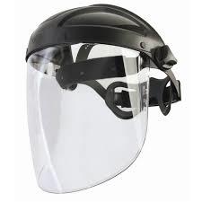 Yellow Face Protection Helmet