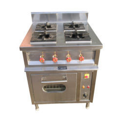 Four Range Burner with Oven