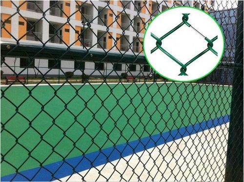 Electro Galvanized High Grade Chain Link Fence