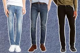 Breathable Mens Blue Denim Jeans